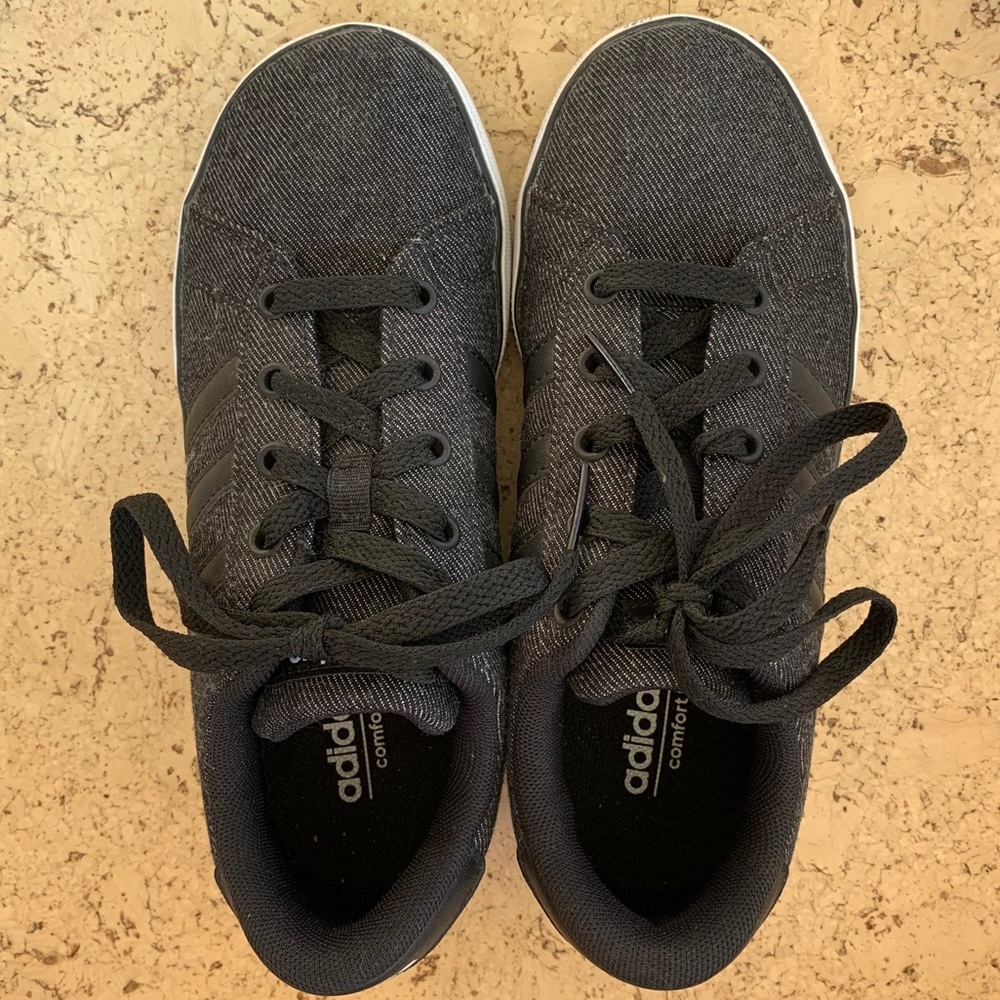 Adidas Black Sneakers Size 3